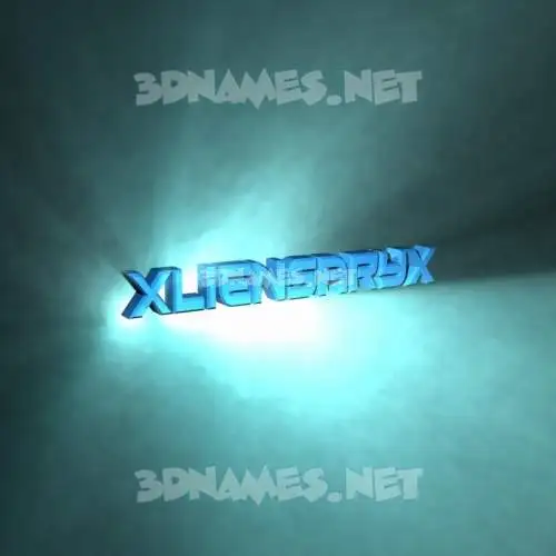 xliensaryx in Light Shine style - 3D name wallpaper xliensaryx in Light Shine style - 3D name wallpaper