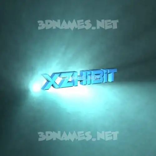 xzhibit in Light Shine style - 3D name wallpaper xzhibit in Light Shine style - 3D name wallpaper