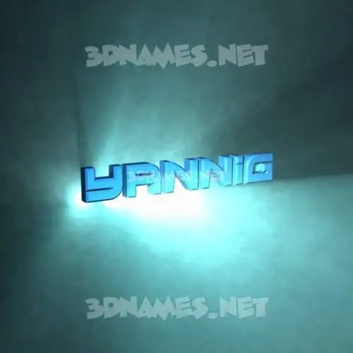 yannig in Light Shine style - 3D name wallpaper yannig in Light Shine style - 3D name wallpaper