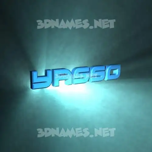 yasso in Light Shine style - 3D name wallpaper yasso in Light Shine style - 3D name wallpaper