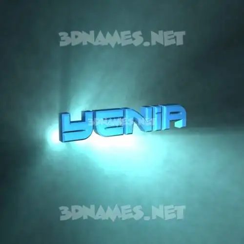 yenia in Light Shine style - 3D name wallpaper yenia in Light Shine style - 3D name wallpaper