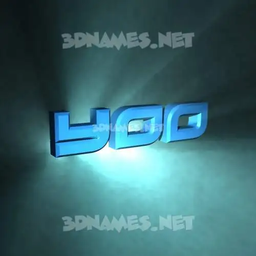 yoo in Light Shine style - 3D name wallpaper yoo in Light Shine style - 3D name wallpaper