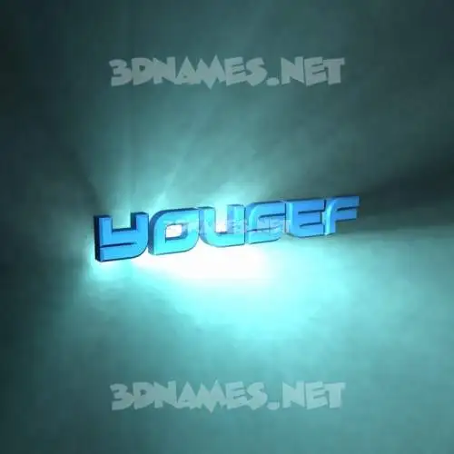 yousef in Light Shine style - 3D name wallpaper yousef in Light Shine style - 3D name wallpaper