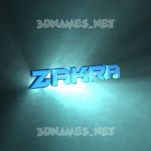 zakra in Light Shine style - 3D name wallpaper zakra in Light Shine style - 3D name wallpaper