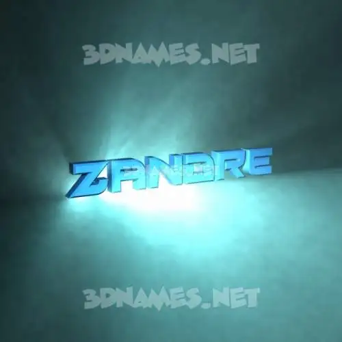 zandre in Light Shine style - 3D name wallpaper zandre in Light Shine style - 3D name wallpaper