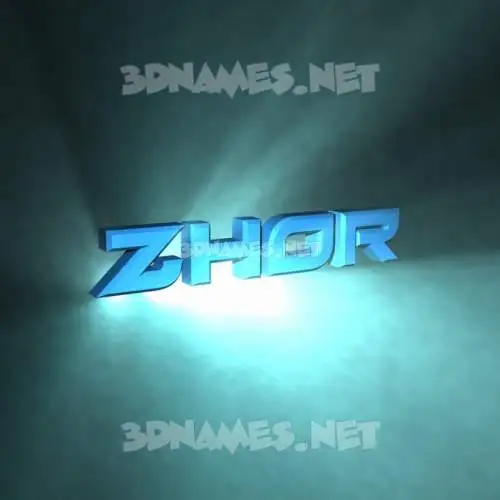 zhor in Light Shine style - 3D name wallpaper zhor in Light Shine style - 3D name wallpaper