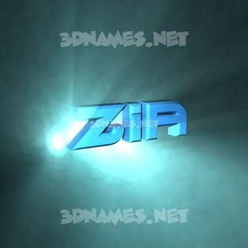 zia in Light Shine style - 3D name wallpaper zia in Light Shine style - 3D name wallpaper