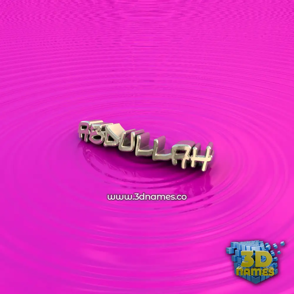 abdullah in Pink Graffiti style - 3D name wallpaper abdullah in Pink Graffiti style - 3D name wallpaper
