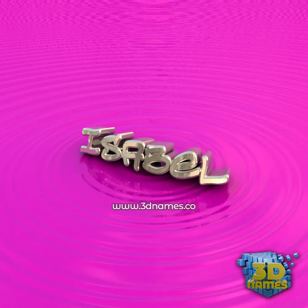 isabel in Pink Graffiti style - 3D name wallpaper isabel in Pink Graffiti style - 3D name wallpaper