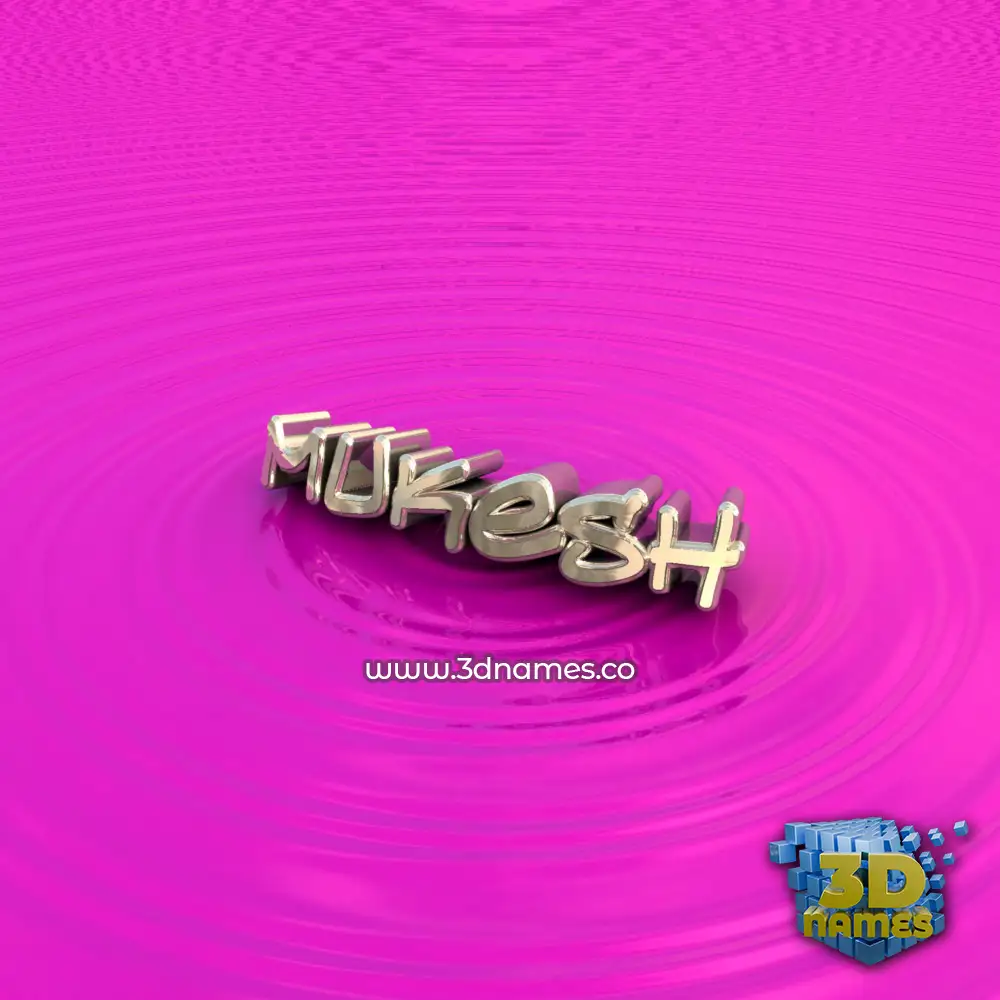 mukesh in Pink Graffiti style - 3D name wallpaper mukesh in Pink Graffiti style - 3D name wallpaper