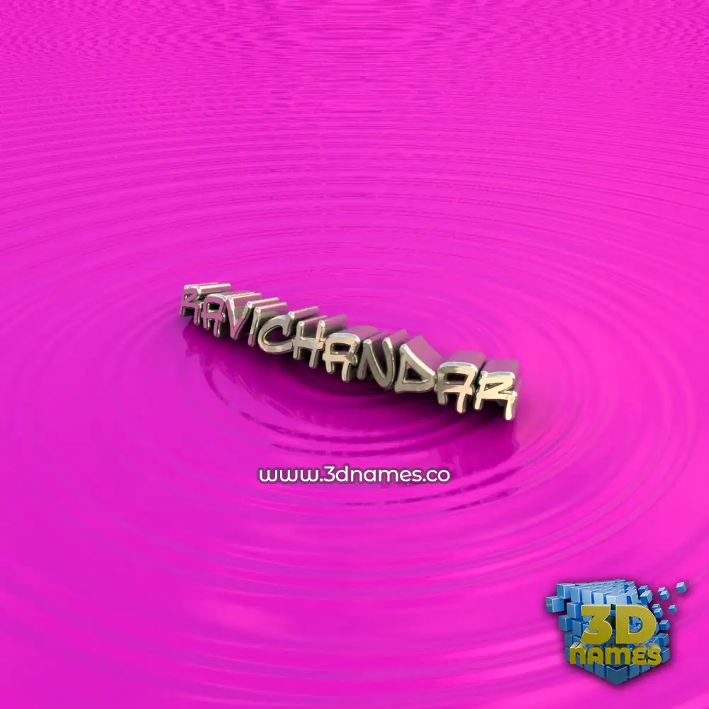 ravichandar in Pink Graffiti style - 3D name wallpaper ravichandar in Pink Graffiti style - 3D name wallpaper
