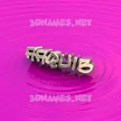aaquib in Pink Graffiti style - 3D name wallpaper