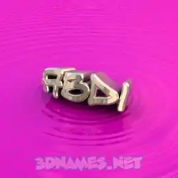 abdi in Pink Graffiti style - 3D name wallpaper