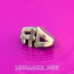 ad in Pink Graffiti style - 3D name wallpaper