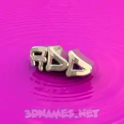 add in Pink Graffiti style - 3D name wallpaper
