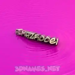 almazrooei in Pink Graffiti style - 3D name wallpaper