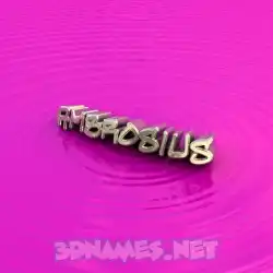 ambrosius in Pink Graffiti style - 3D name wallpaper