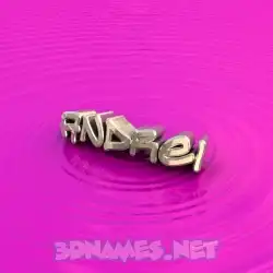 andrei in Pink Graffiti style - 3D name wallpaper
