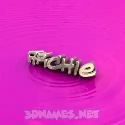 archie in Pink Graffiti style - 3D name wallpaper