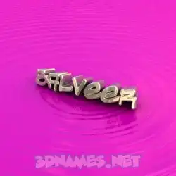 balveer in Pink Graffiti style - 3D name wallpaper