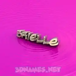 brielle in Pink Graffiti style - 3D name wallpaper