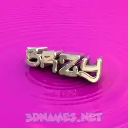 brzy in Pink Graffiti style - 3D name wallpaper