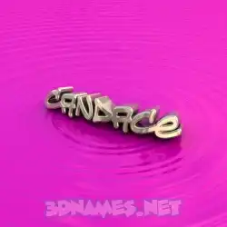 candace in Pink Graffiti style - 3D name wallpaper