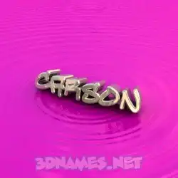 carson in Pink Graffiti style - 3D name wallpaper
