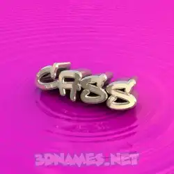 cass in Pink Graffiti style - 3D name wallpaper