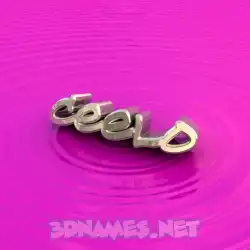 ceelo in Pink Graffiti style - 3D name wallpaper