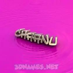 chaanu in Pink Graffiti style - 3D name wallpaper