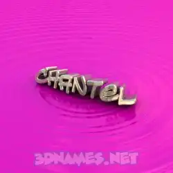 chantel in Pink Graffiti style - 3D name wallpaper