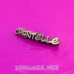 chantelle in Pink Graffiti style - 3D name wallpaper