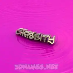 chassity in Pink Graffiti style - 3D name wallpaper