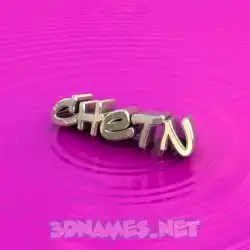 chetn in Pink Graffiti style - 3D name wallpaper