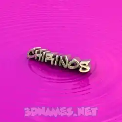 chirinos in Pink Graffiti style - 3D name wallpaper