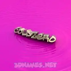 coldzero in Pink Graffiti style - 3D name wallpaper