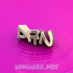 dan in Pink Graffiti style - 3D name wallpaper