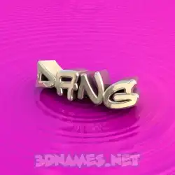 dang in Pink Graffiti style - 3D name wallpaper