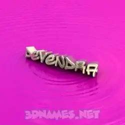 devendra in Pink Graffiti style - 3D name wallpaper