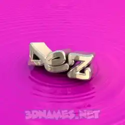 dez in Pink Graffiti style - 3D name wallpaper