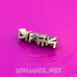 dipak in Pink Graffiti style - 3D name wallpaper
