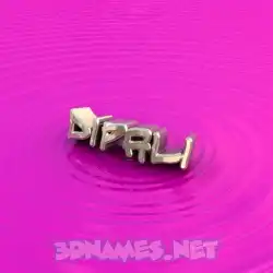 dipali in Pink Graffiti style - 3D name wallpaper