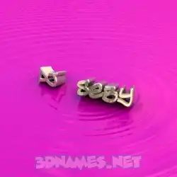 dj   seby in Pink Graffiti style - 3D name wallpaper