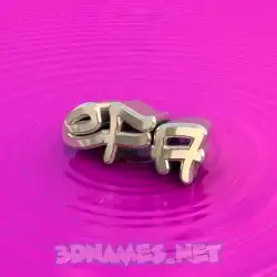 efa in Pink Graffiti style - 3D name wallpaper