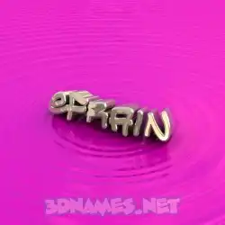 efrain in Pink Graffiti style - 3D name wallpaper