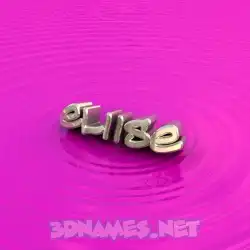 eliise in Pink Graffiti style - 3D name wallpaper