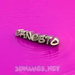 ernesto in Pink Graffiti style - 3D name wallpaper