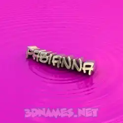 fabianna in Pink Graffiti style - 3D name wallpaper