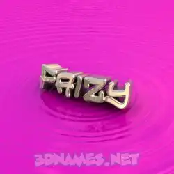 faizy in Pink Graffiti style - 3D name wallpaper